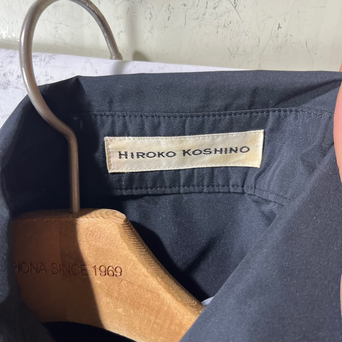 [Hiroko Koshino] 히로코코시노 시스루 블라우스 상품이미지5