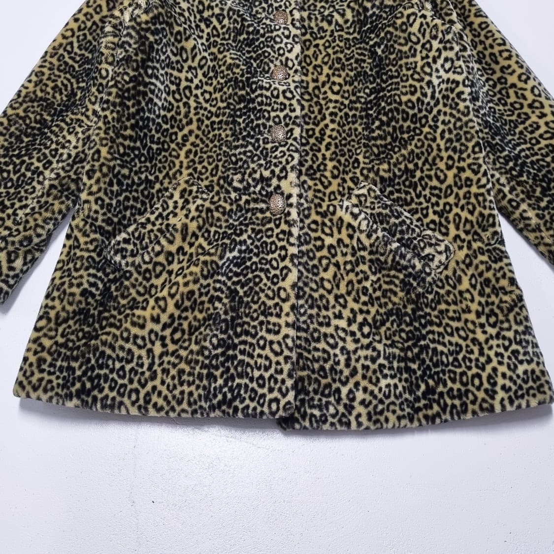 90S Agnes b. 레오파드 퍼코트 - 1 상품이미지6