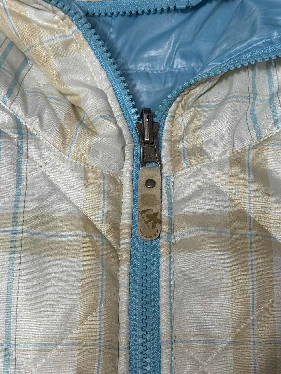 GOTCHA 큐티 체크 리버시블 경량패딩 상품이미지3