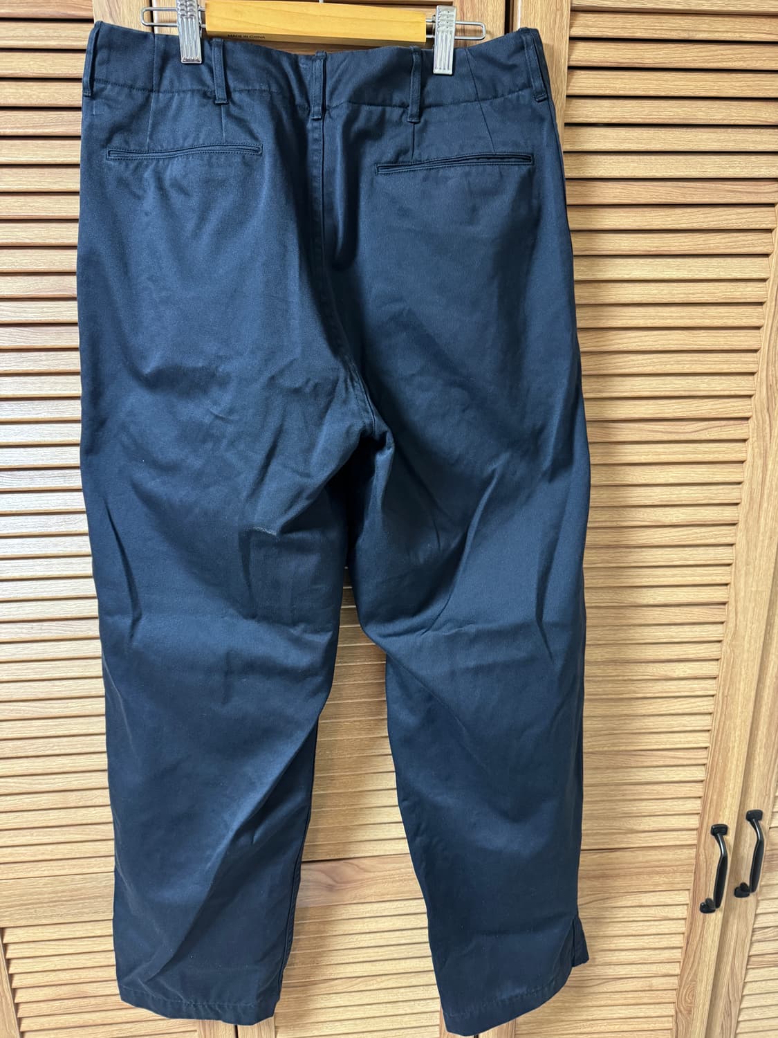 나나미카 와이드 치노(네이비) 30사이즈 상품이미지2