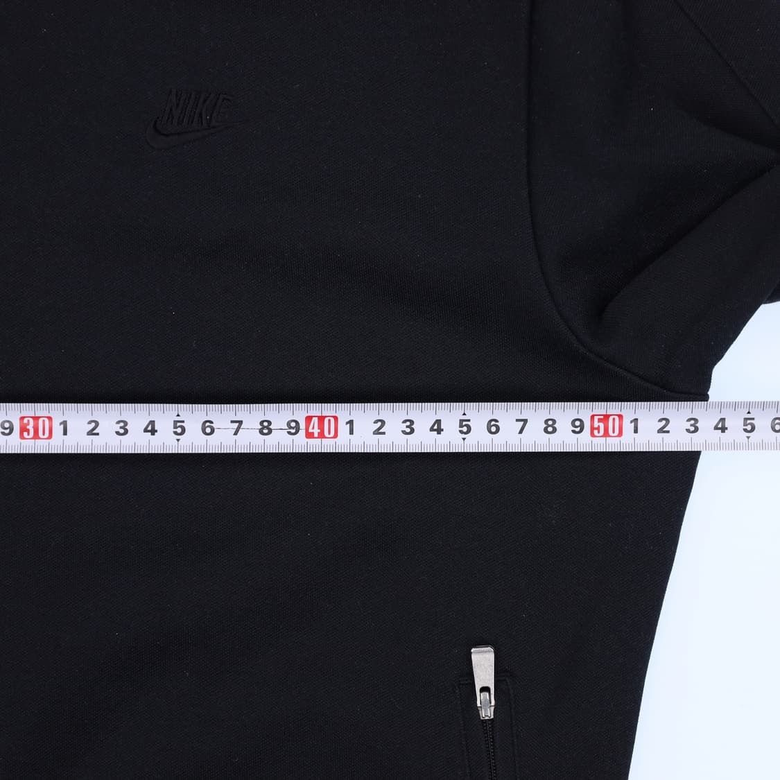 100 나이키 올블랙 트랙탑 져지 N7386 상품이미지7