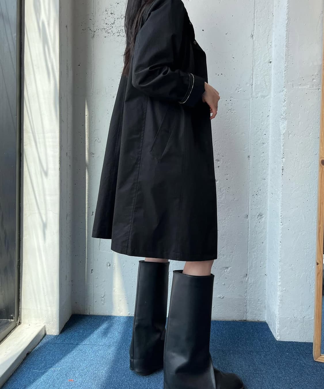 버버리 블랙 코트 상품이미지3