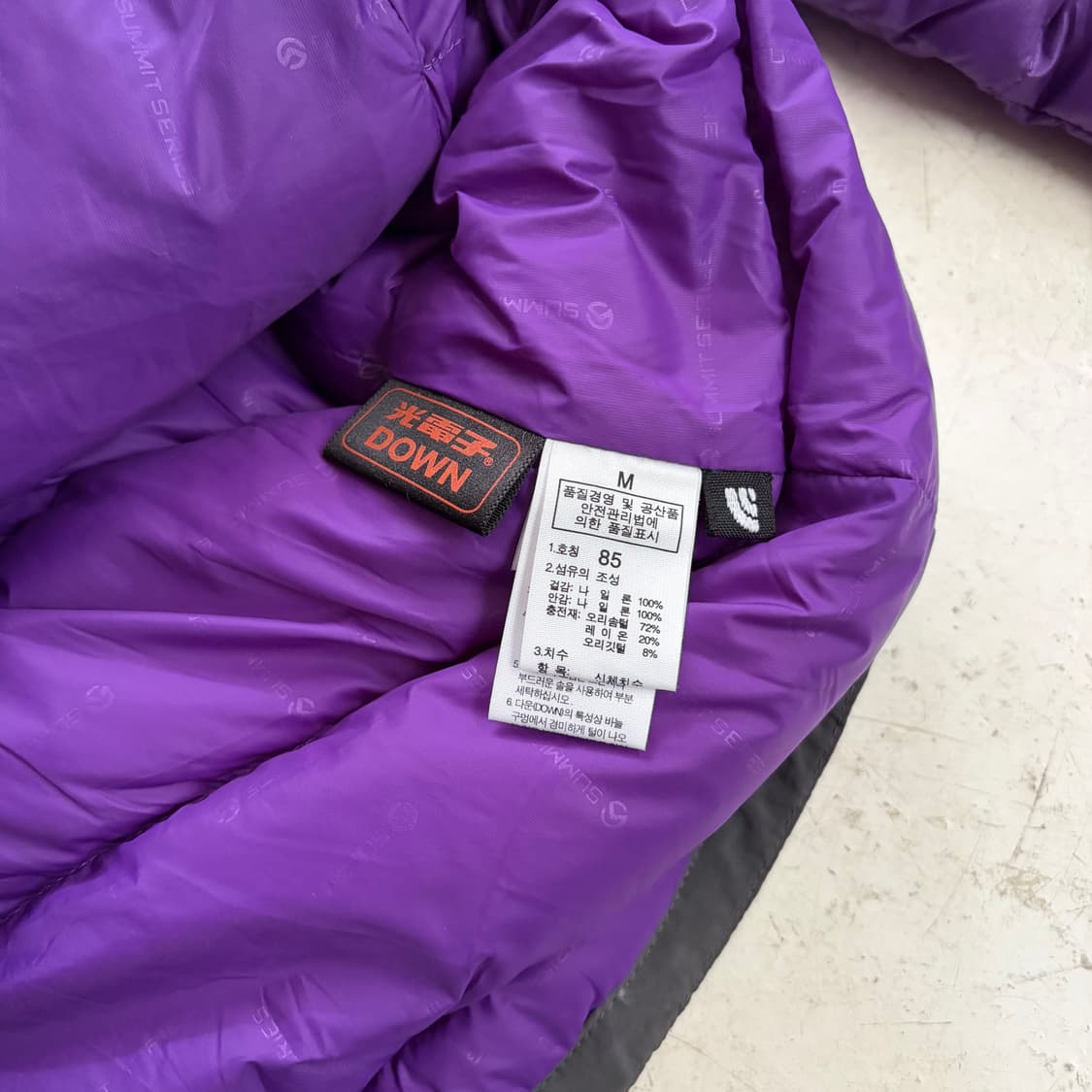 노스페이스 써밋 빈티지 경량패딩 85 상품이미지7