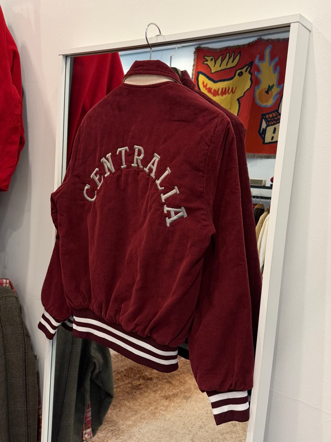 90s Holloway 할로웨이 코듀로이 바시티 자켓 (made USA) 상품이미지6