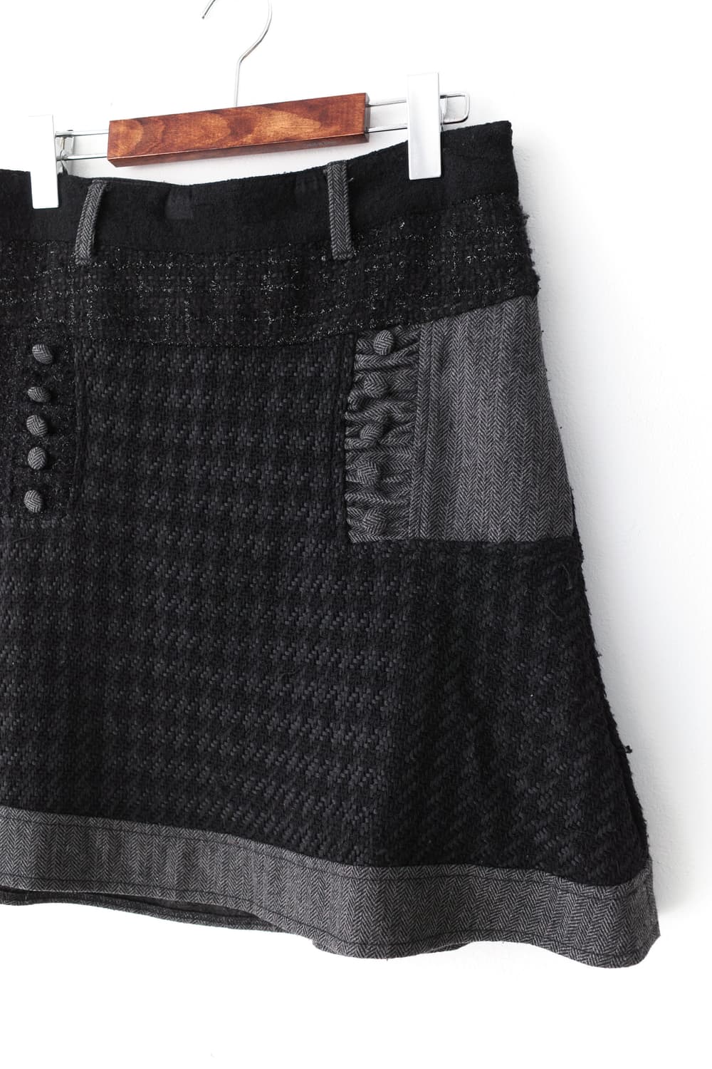 desigual) wool button skirt  상품이미지4