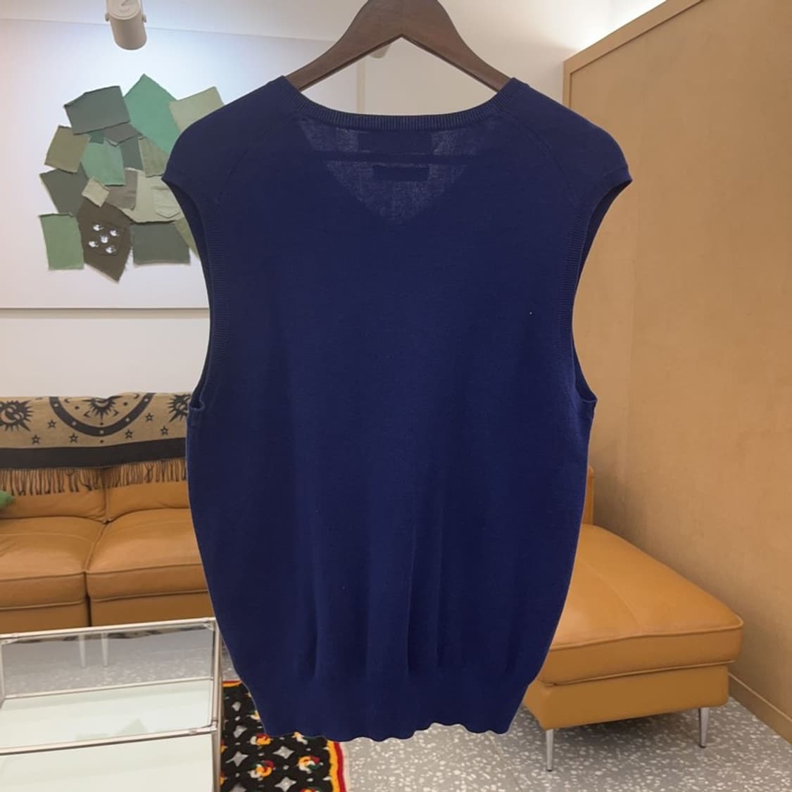 폴로 랄프로렌 모던시크 피마코튼 브이넥 니트 조끼 M C08171 상품이미지4