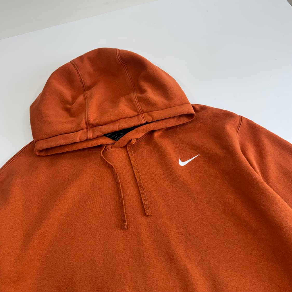 Nike 나이키 스몰로고 오렌지 후드티 상품이미지4