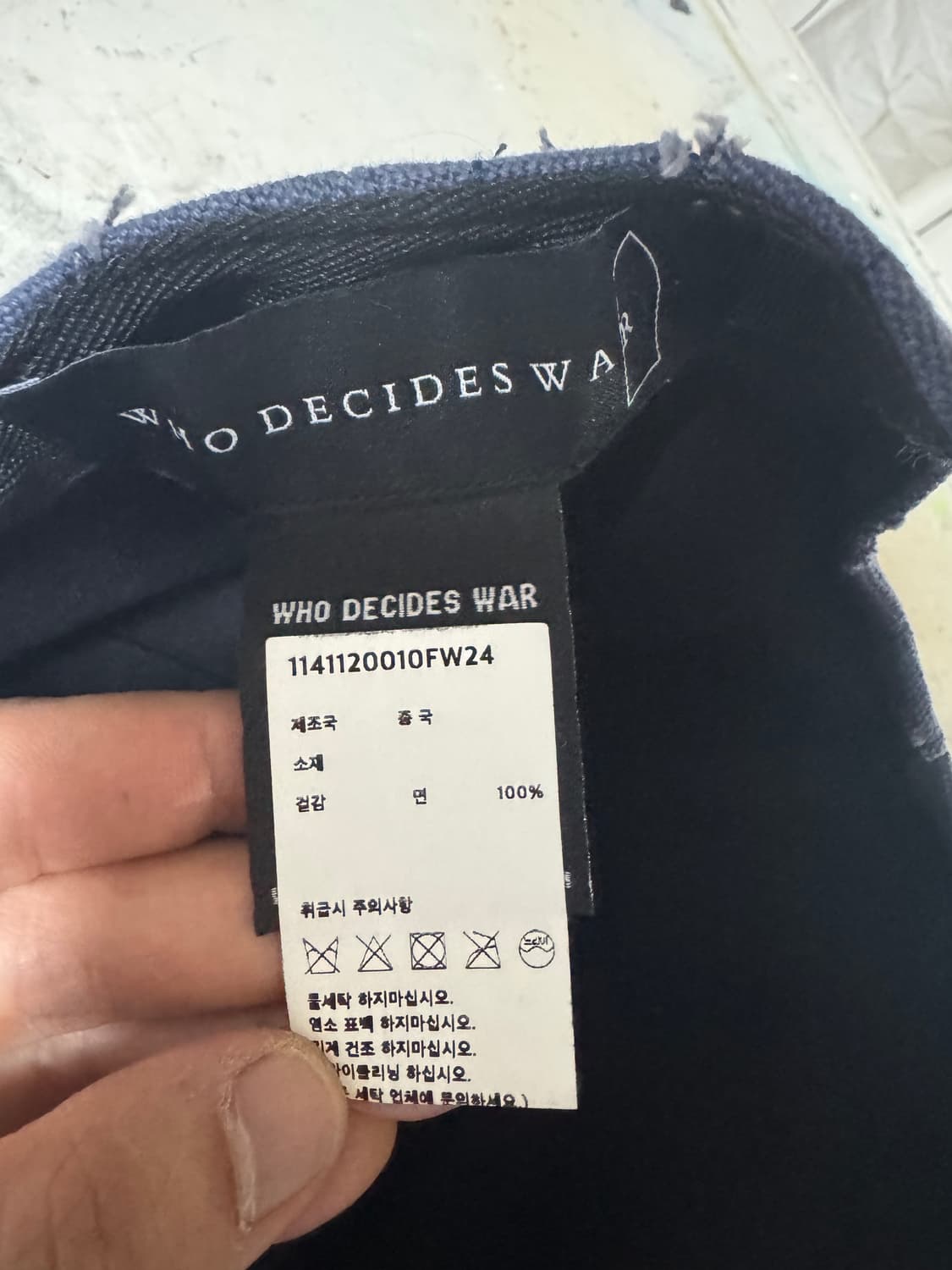 후디사이드워 볼캡 who decides war 상품이미지3