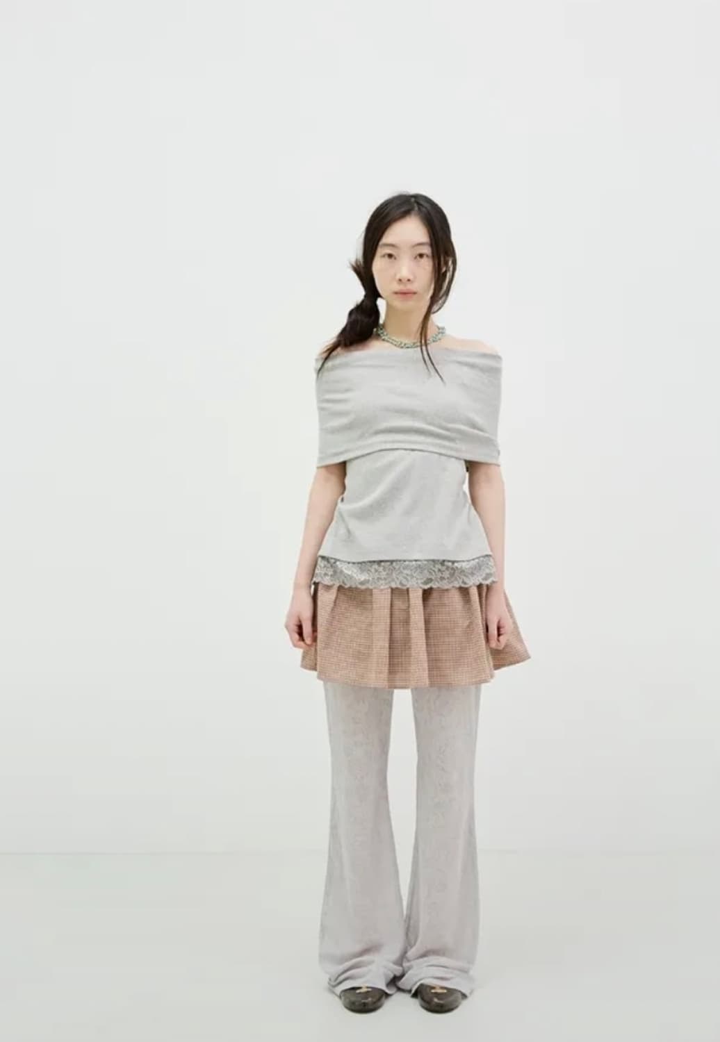 콜로신스 백타이 오프숄더 Back Tie Off Shoulder Top 상품이미지1