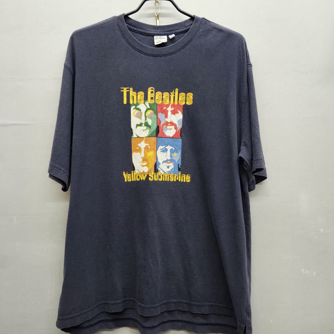 비틀즈 빅 프린팅 반팔티 L(XL) 상품이미지1