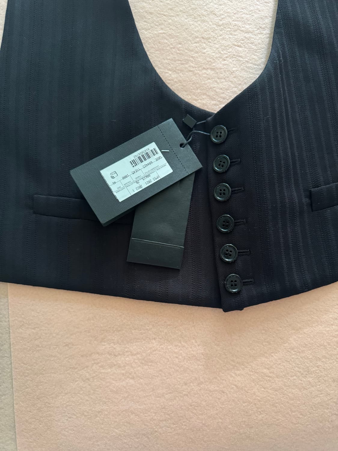 생로랑  이브닝 조끼 베스트 상품이미지4