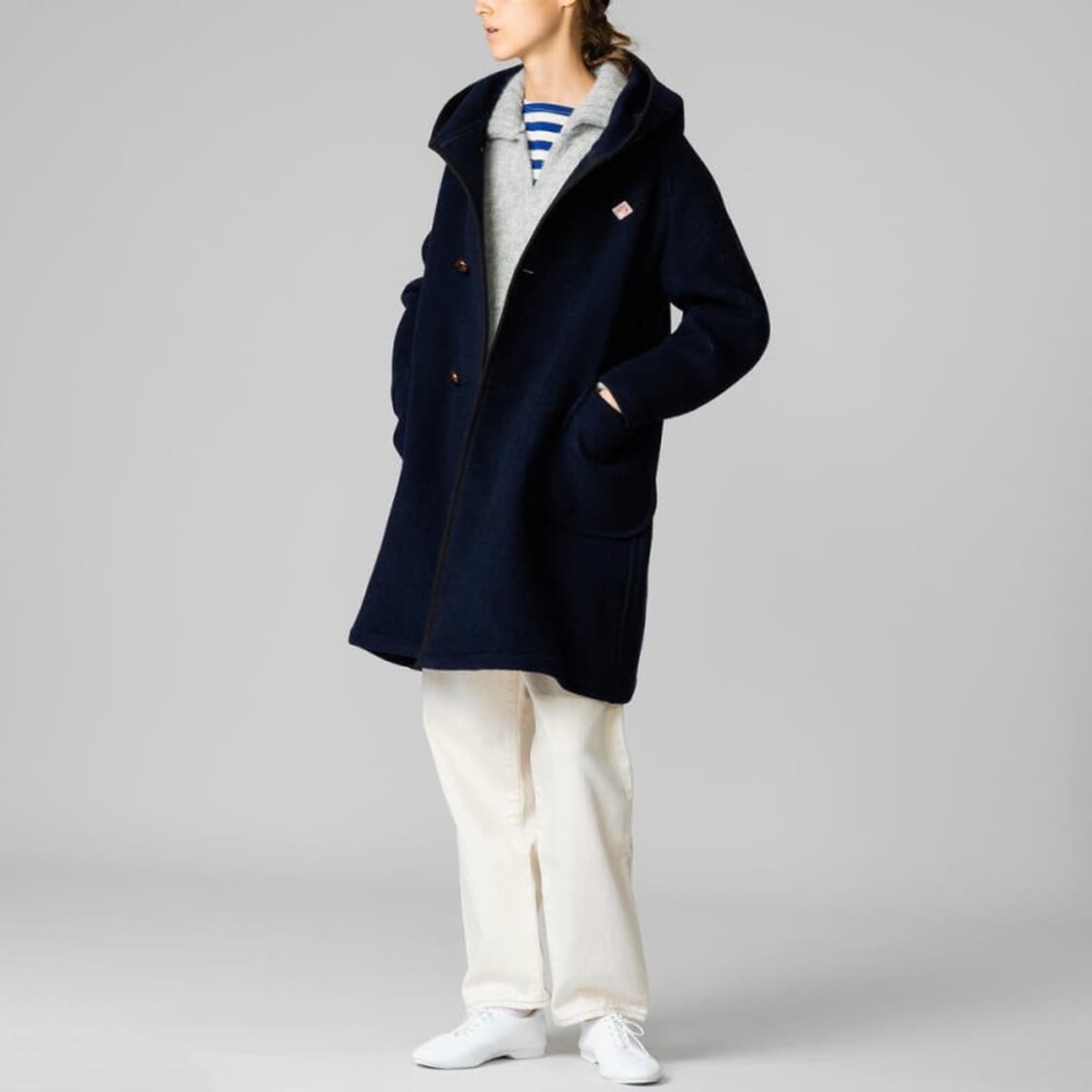 단톤 DANTON 울 후디 코트 WOOL HOODED COAT 상품이미지1