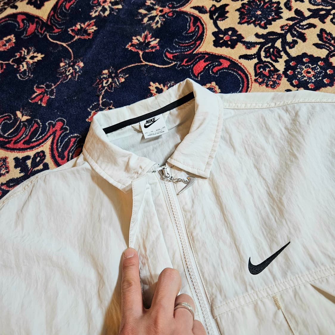 나이키(Nike) 여성 스우시 우븐 집업 자켓 상품이미지5