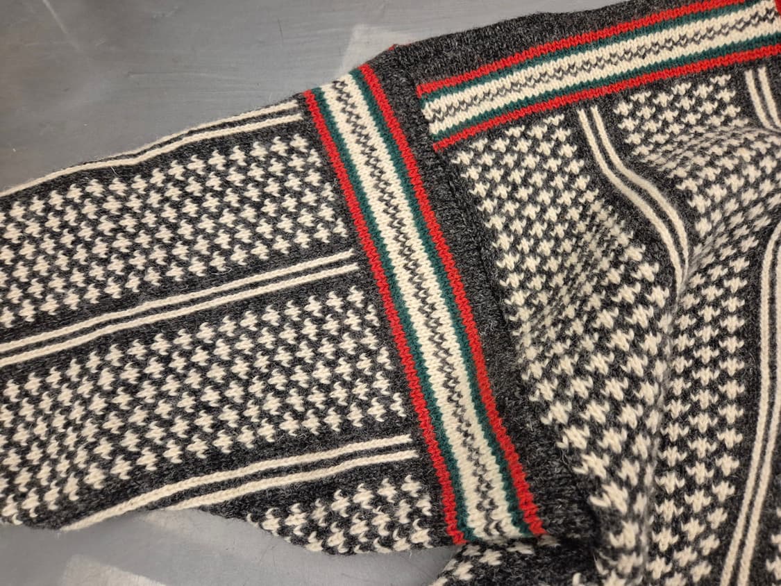 90s JANUS 노르딕 스웨터 상품이미지3