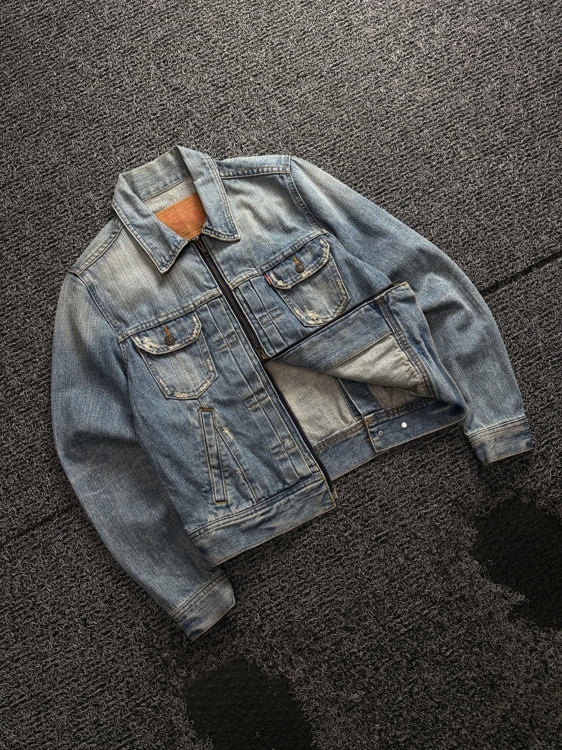 리바이스 USA 오리지널 투웨이 집업 데님 트러커 자켓 3851 상품이미지1