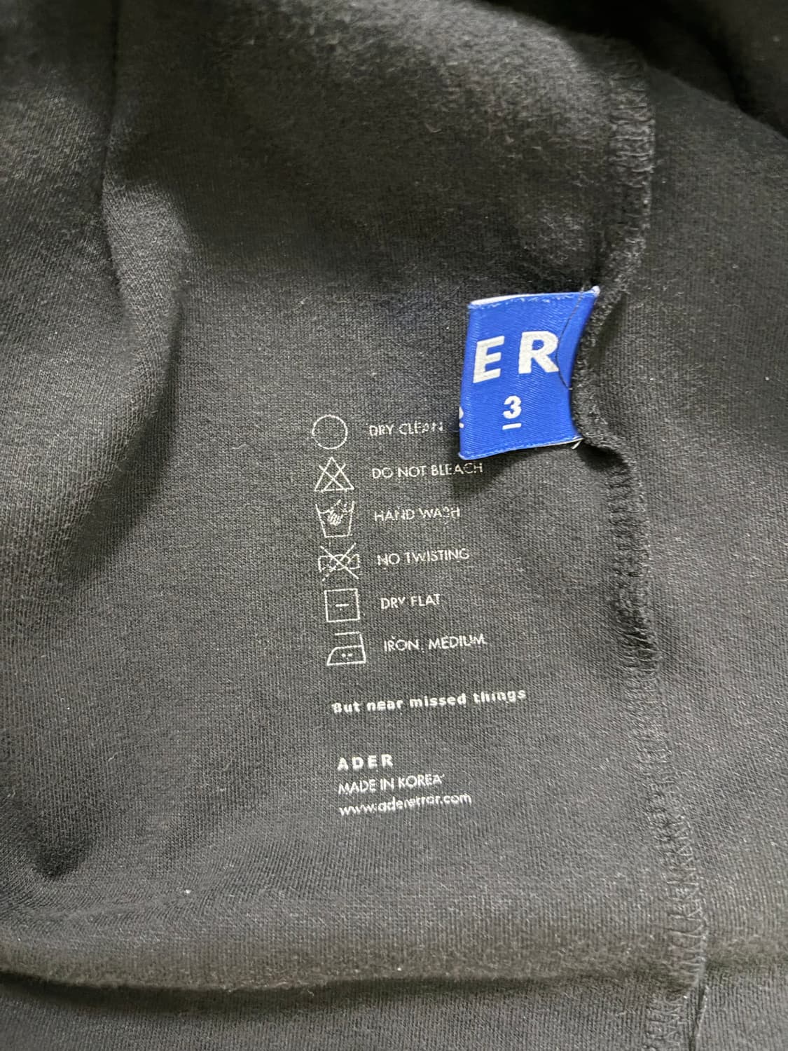 아더에러 커팅 반팔 초판 A3 상품이미지5