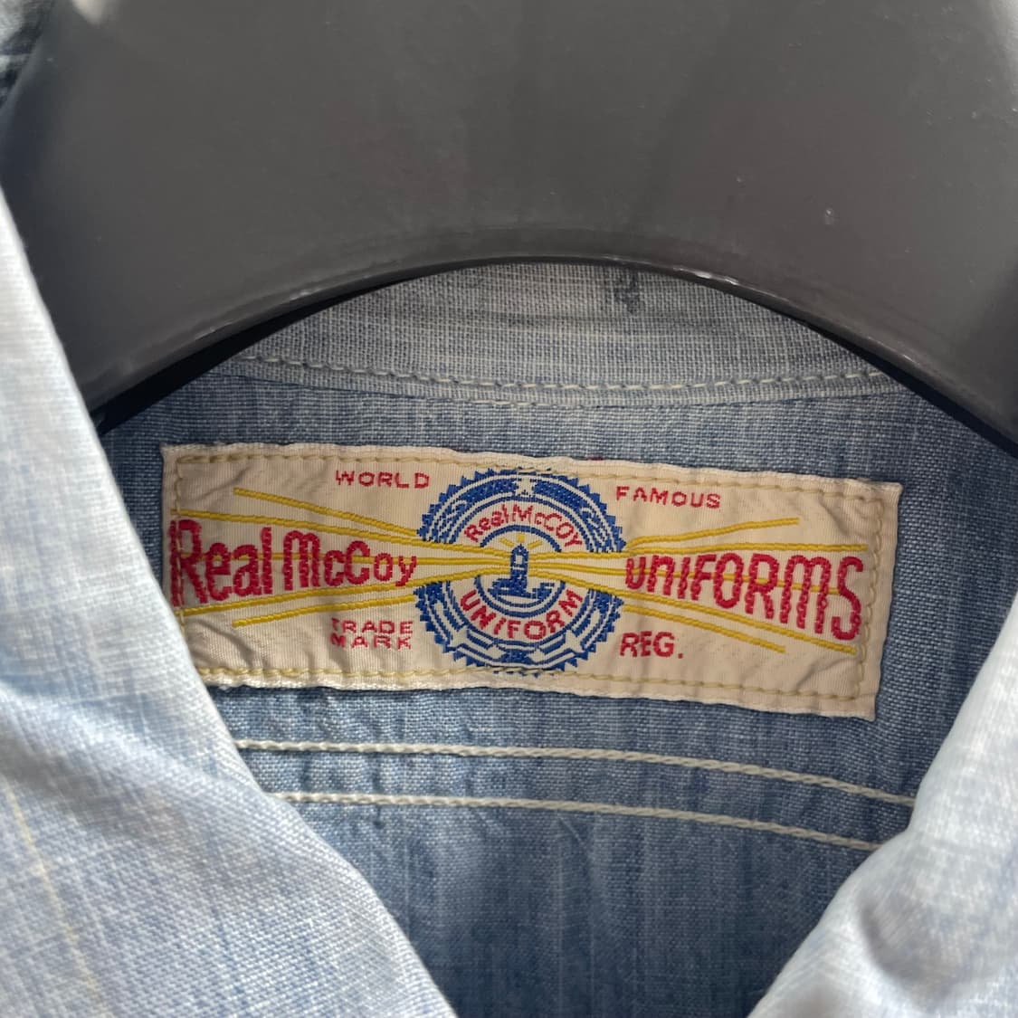 리얼맥코이/ USN 샴브레이 셔츠/ 95 상품이미지9