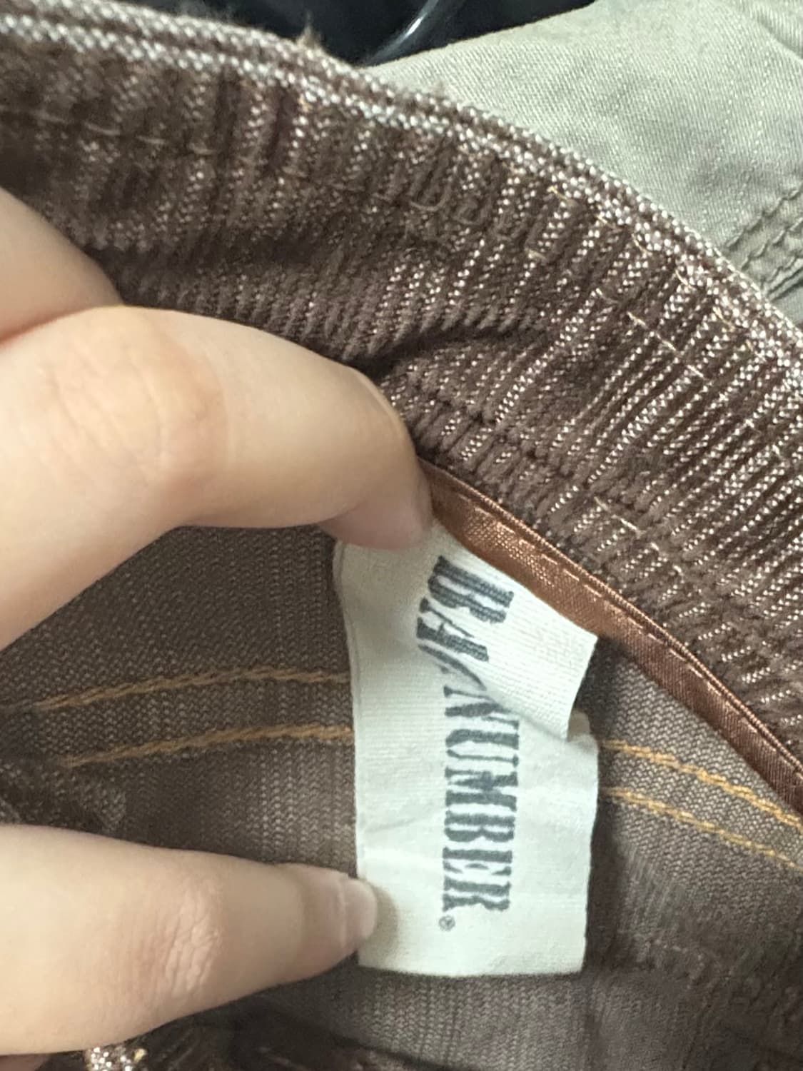 일본 빈티지 y2k 브라운 페어리 부츠컷 팬츠 상품이미지4