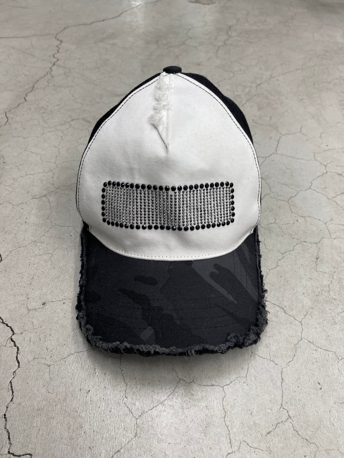 wjk 디스트레스드 매쉬 캡 상품이미지5
