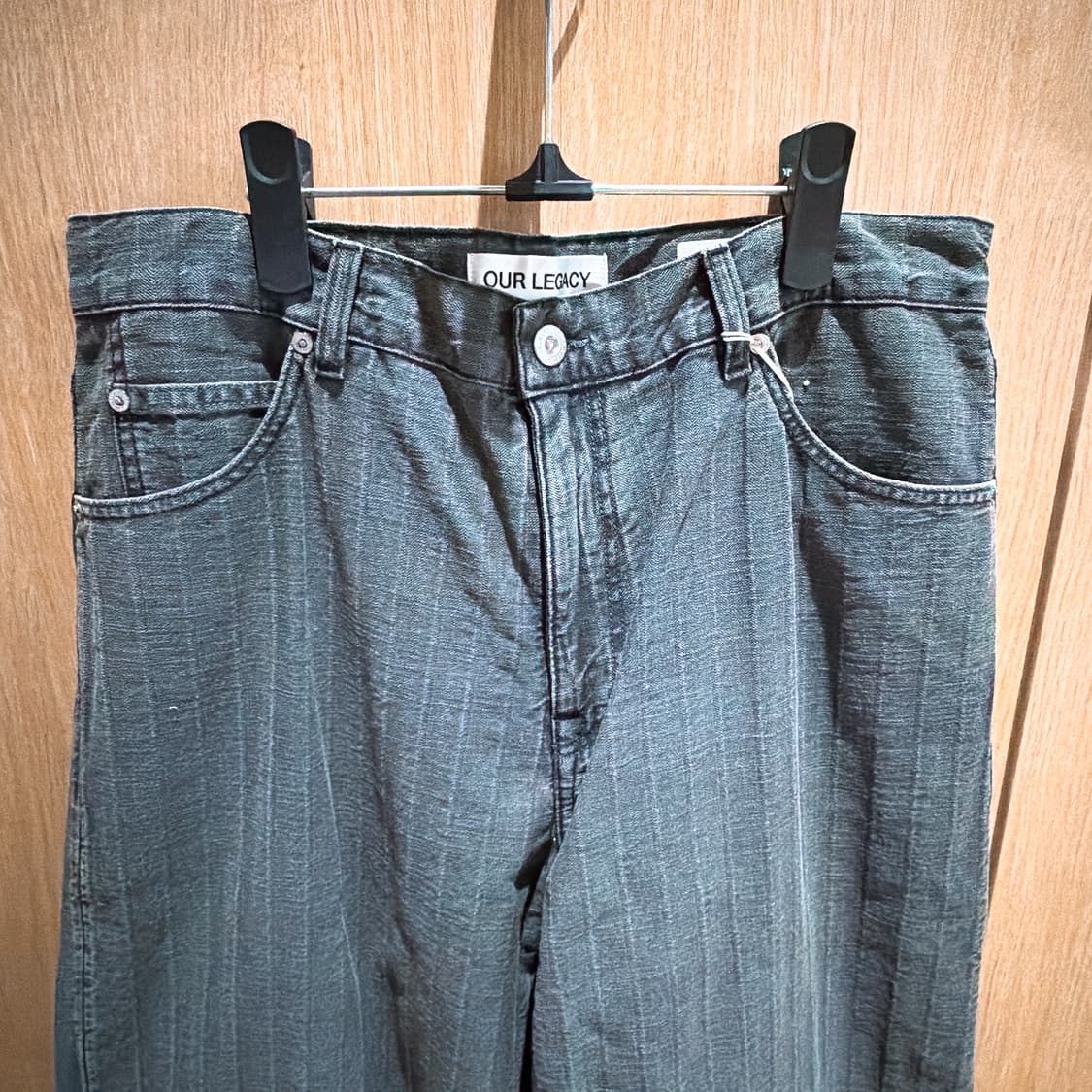 (정품/새상품) 아워레가시 남성 워싱 그레이 토리노 스트라이프 바스트 컷 상품이미지2