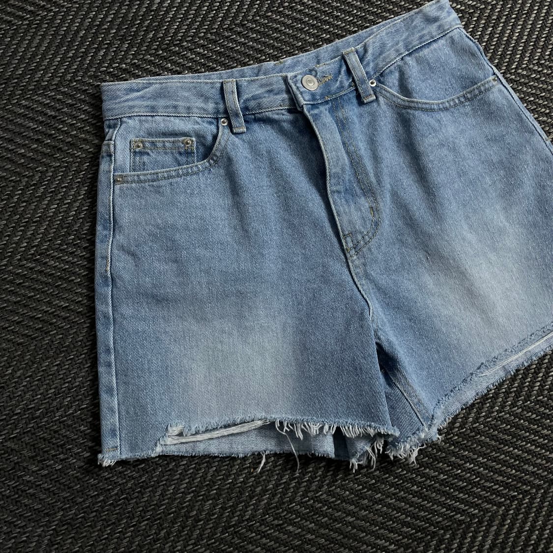 빈티지 우먼스 커팅 데님 숏 팬츠o 3791 상품이미지3