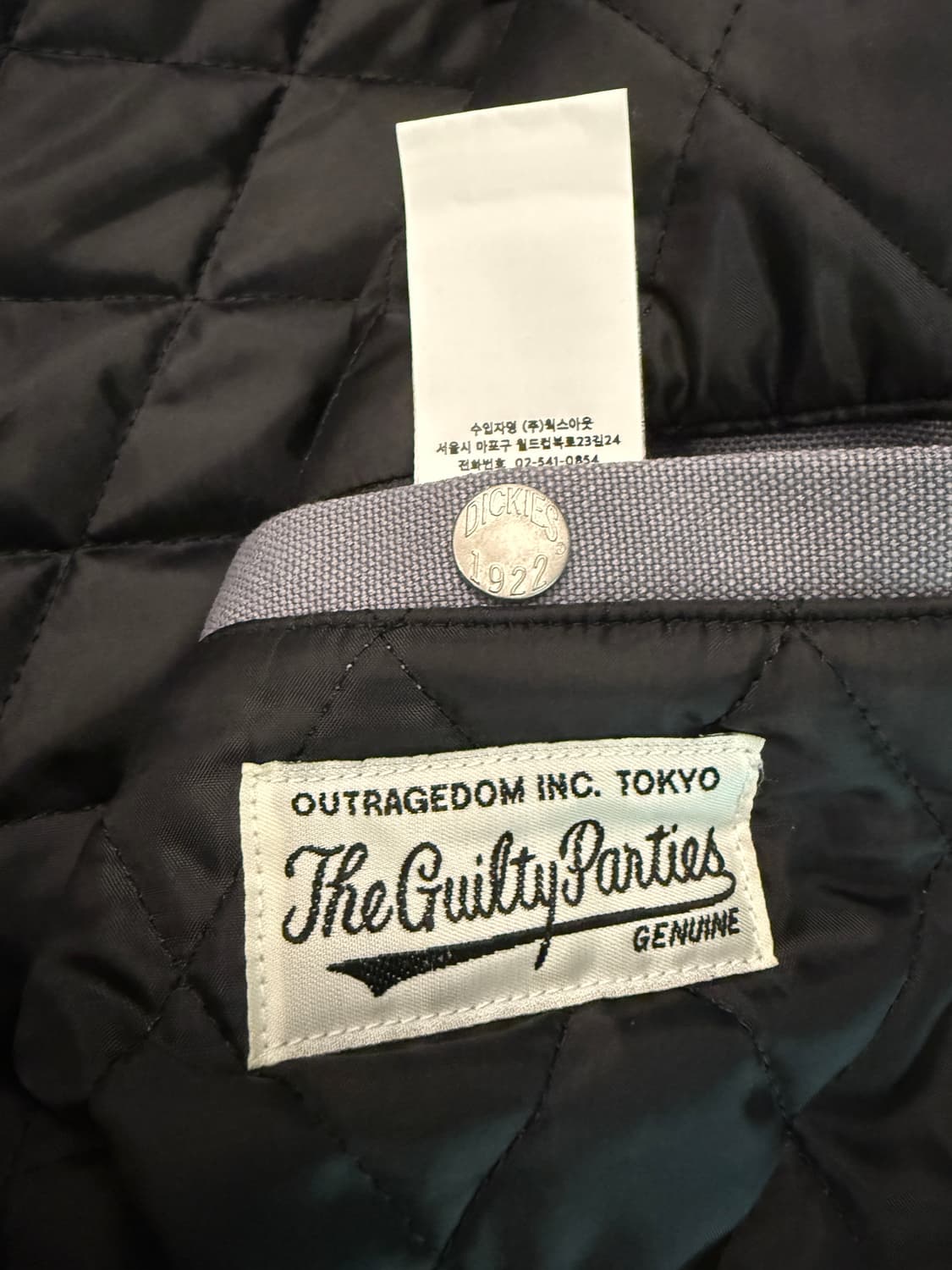 [L] 와코마리아 디키즈 커버올 캔버스 워크자켓 그레이 상품이미지4