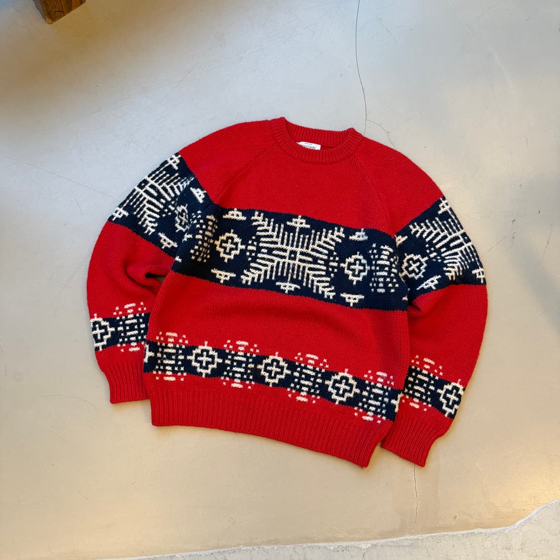 베네통 노르딕 스웨터 니트 상품이미지2