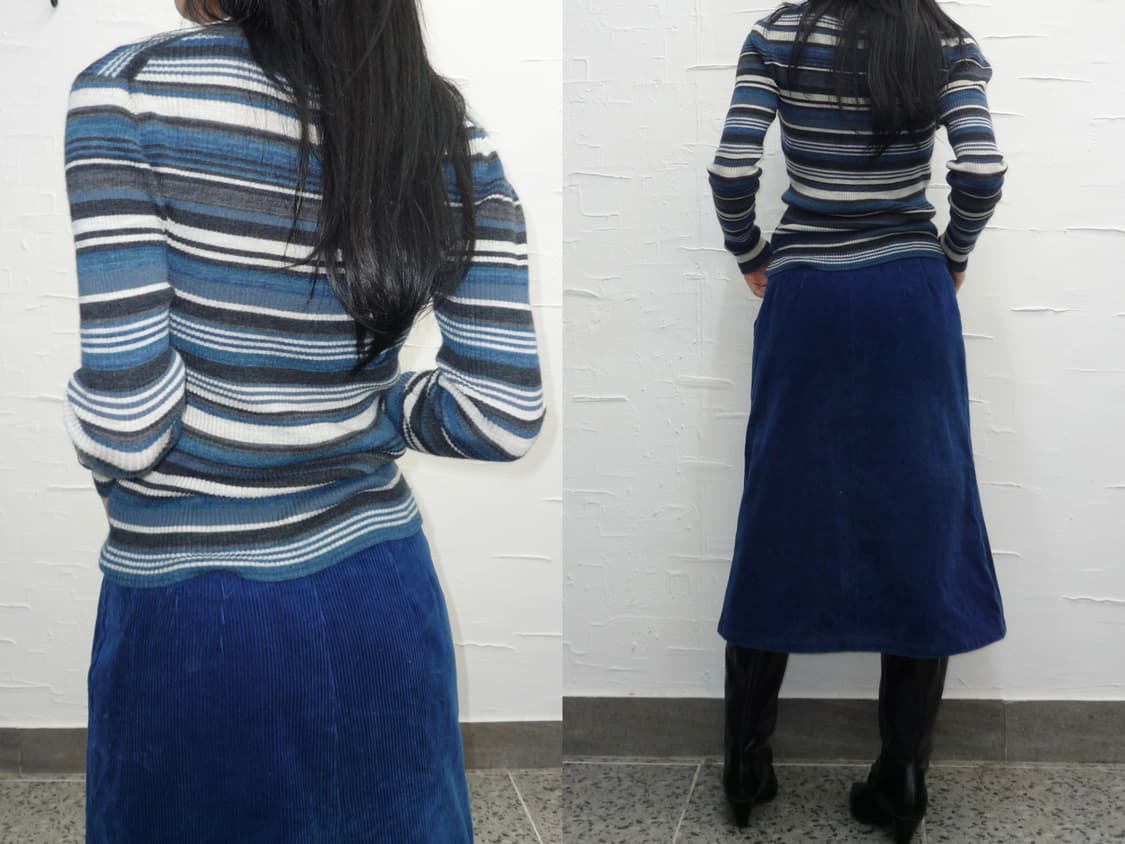 Greyblue stripe knit 상품이미지2