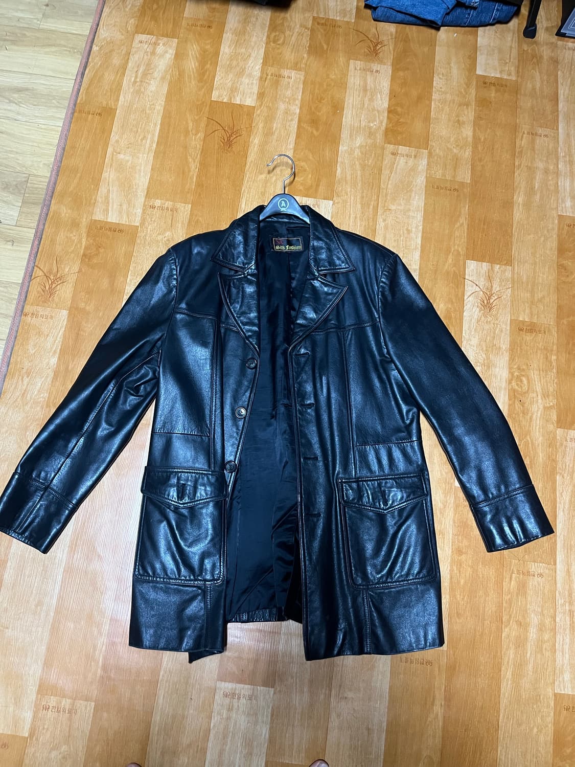 90s 레더 카코트  상품이미지5