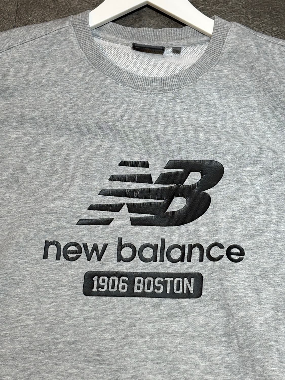 뉴발란스 맨투맨 그레이 105사이즈 상품이미지4