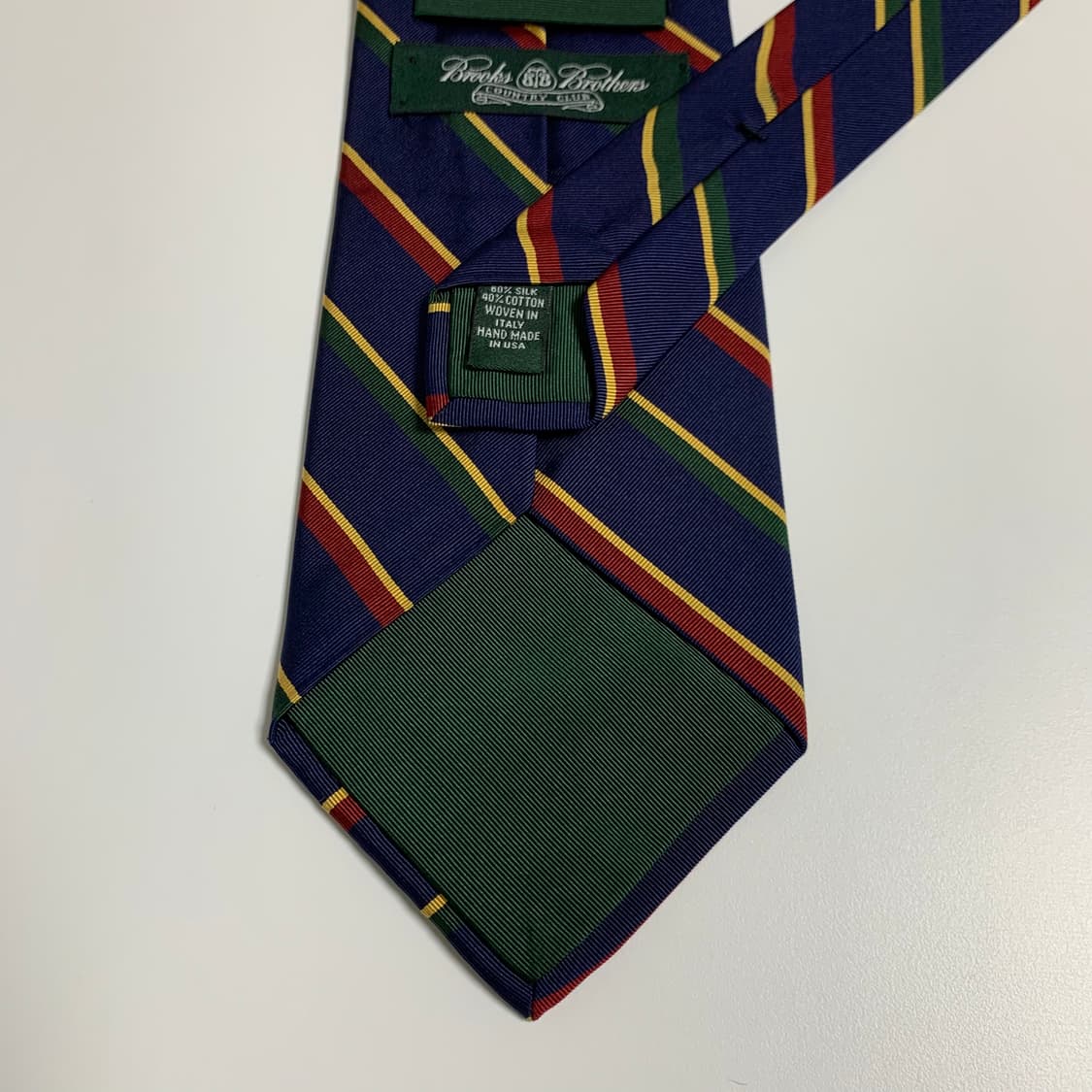 브룩스브라더스 스트라이프 100실크 클래식 정장넥타이 A-A+등급 상품이미지6