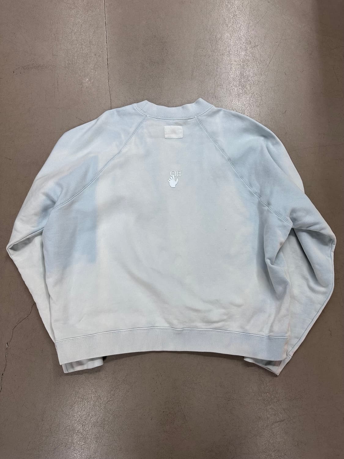 🌟오프화이트 타이다이 로고 맨투맨 XL🌟 상품이미지3