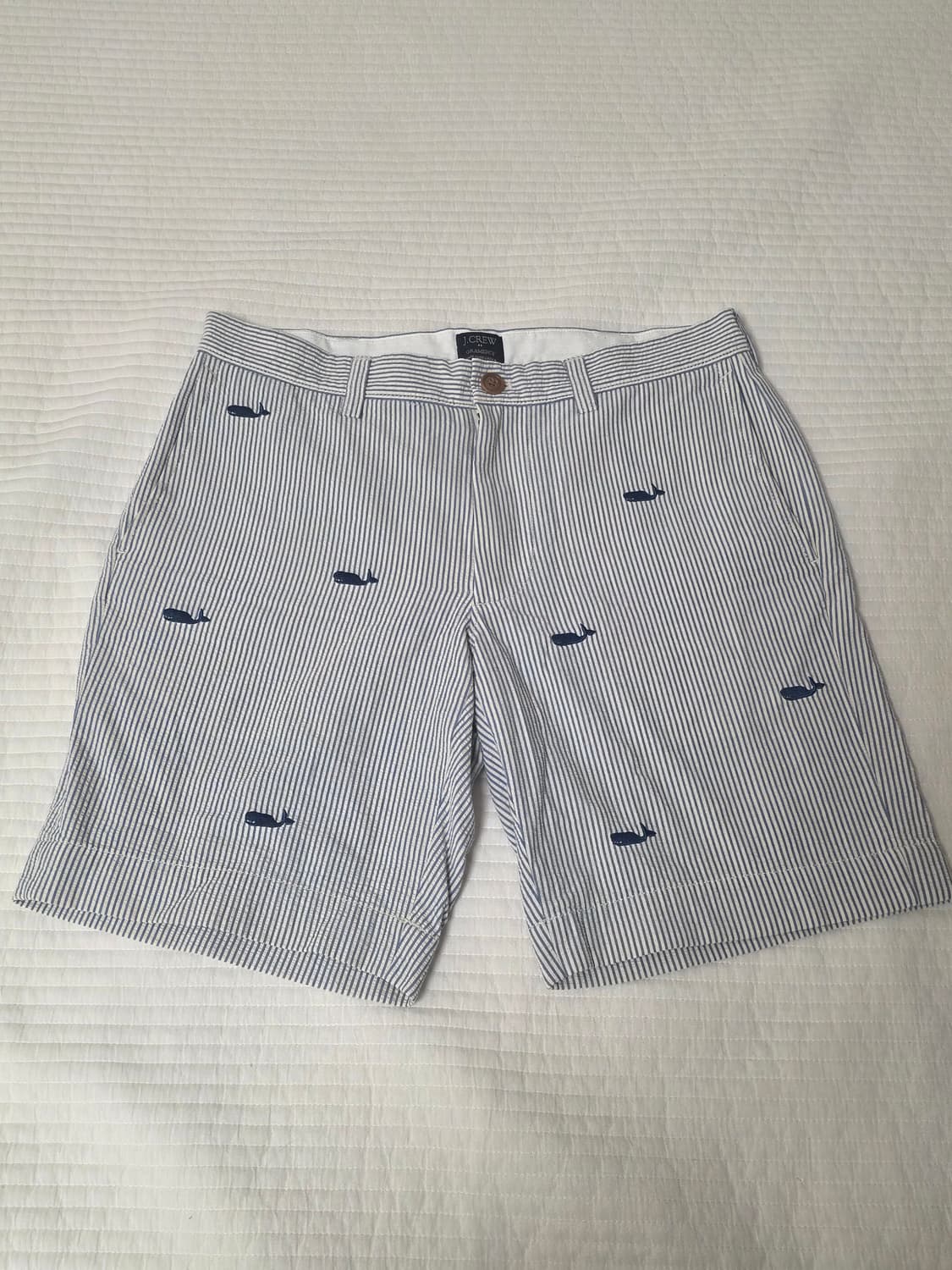 제이크루 jcrew 시어서커 고래 반바지 상품이미지1
