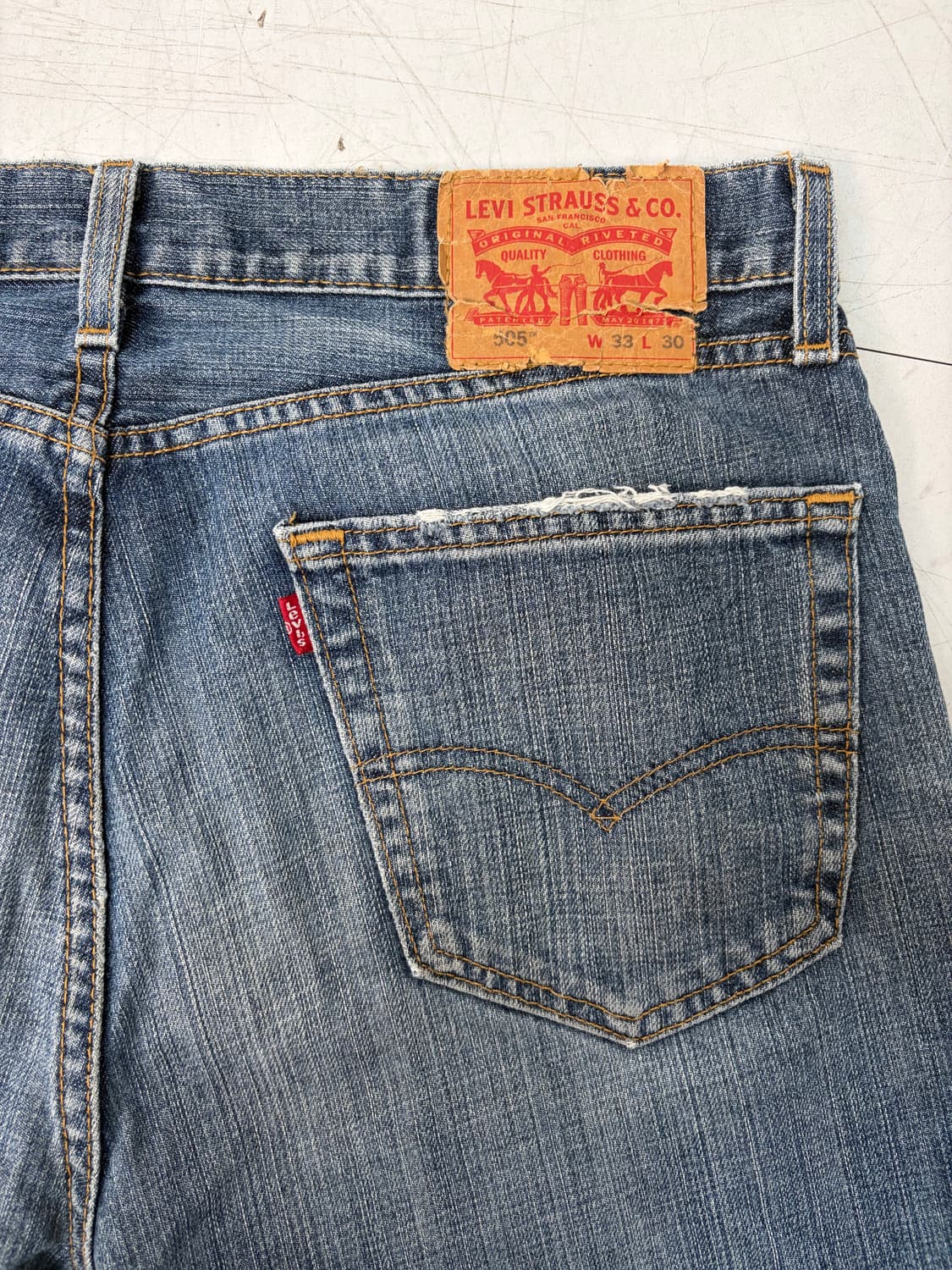 a288) 33 리바이스 505 스트레이트 상품이미지6