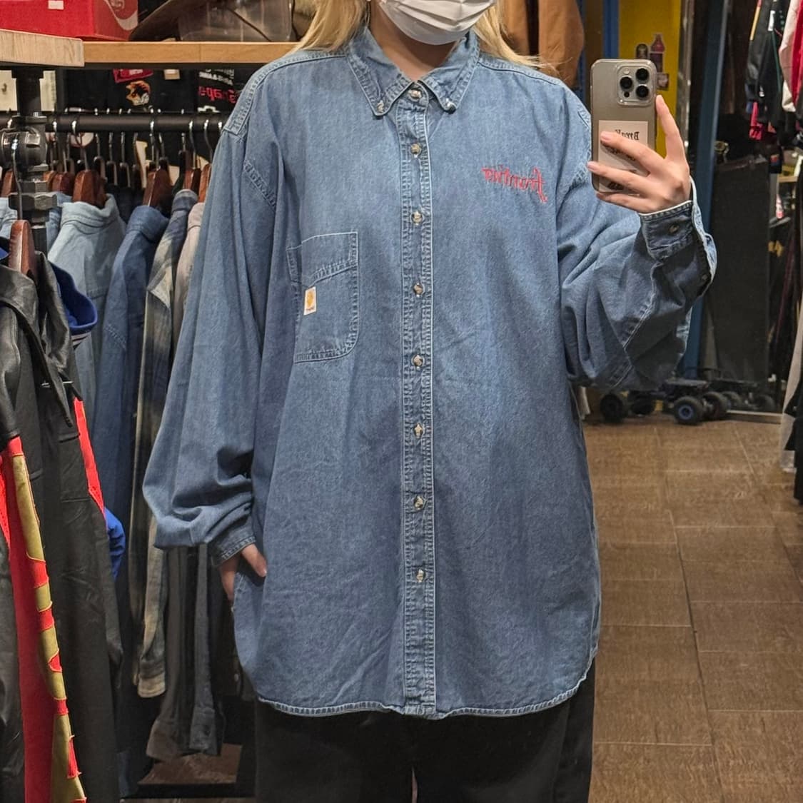 [HI] 칼하트 긴팔 데님셔츠  상품이미지1