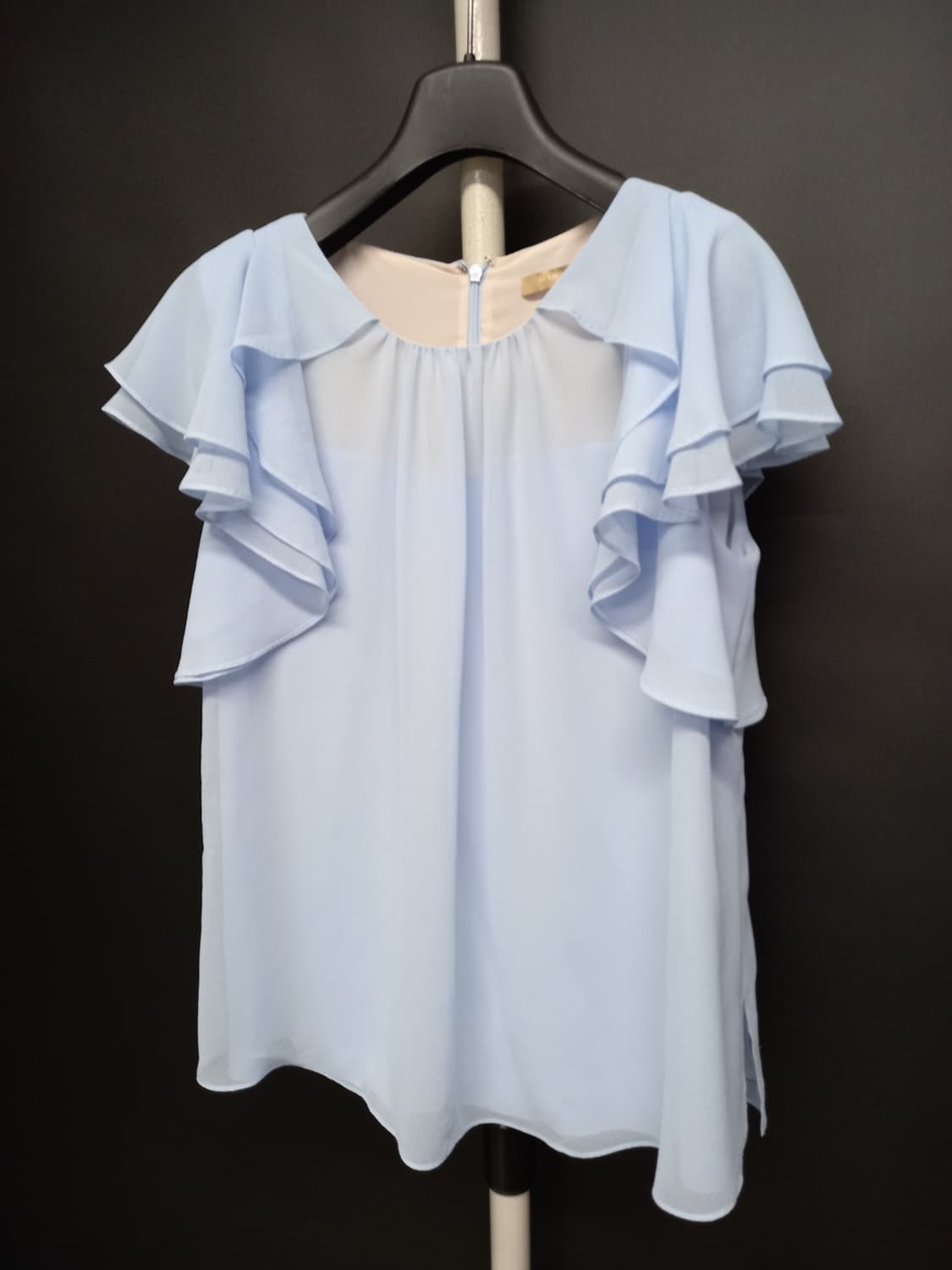 미니엄 쉬폰 러플 블라우스 55 상품이미지3