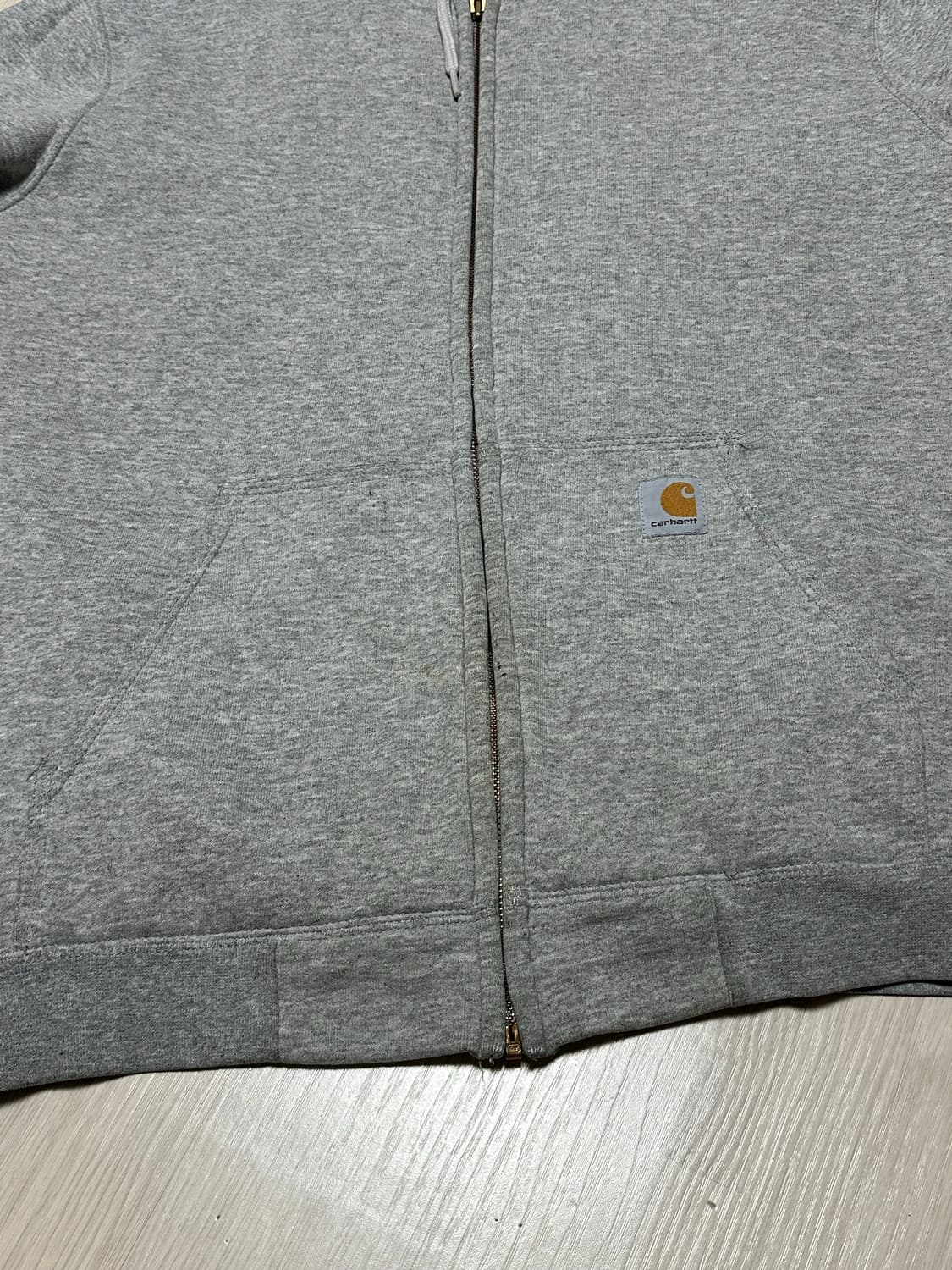 칼하트 CARHARTT 레인디펜더 누빔 써멀 후드집업 그레이 상품이미지9