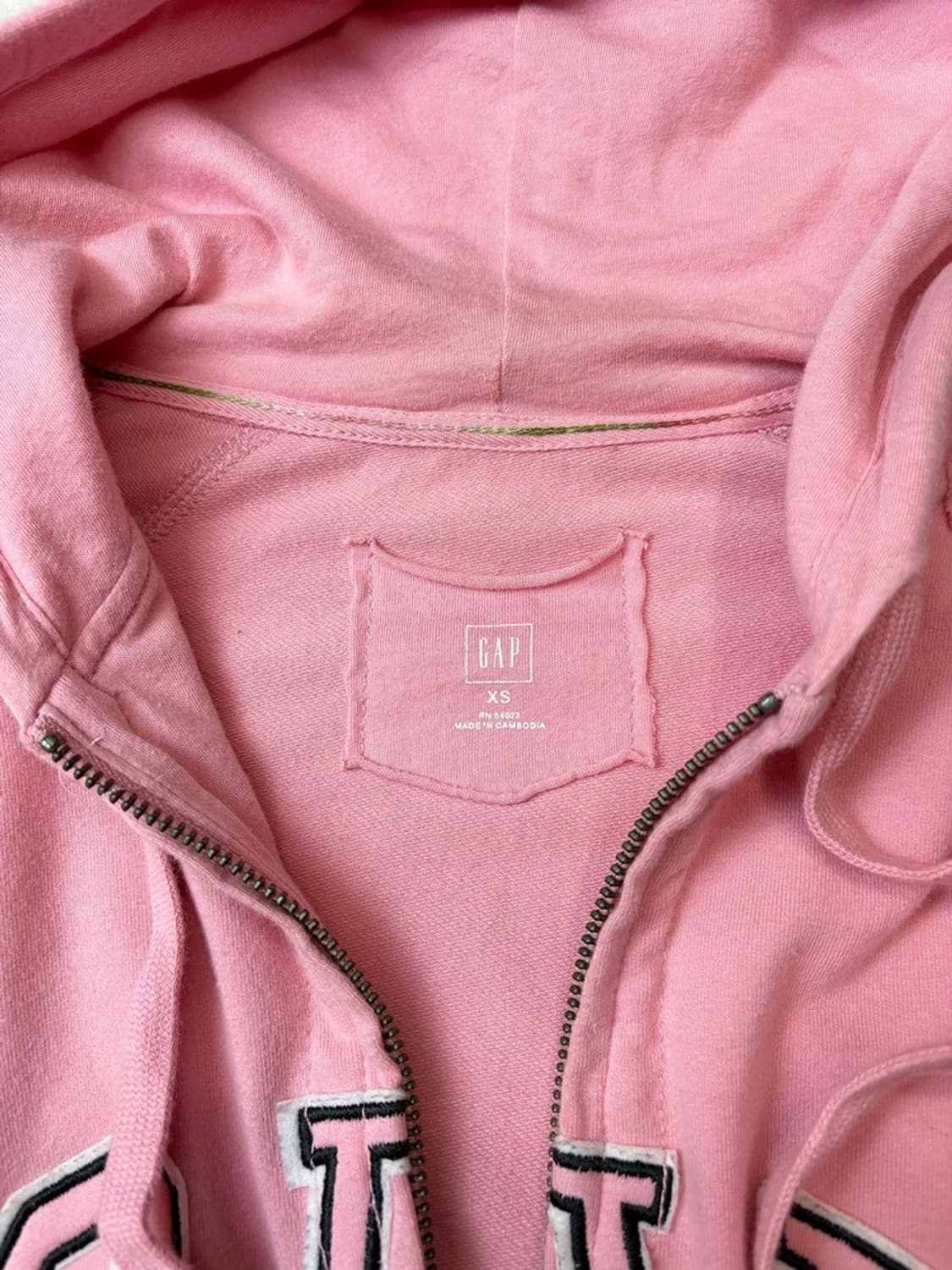 갭 GAP 스펠로고 투웨이 후드 집업 A1636 상품이미지8