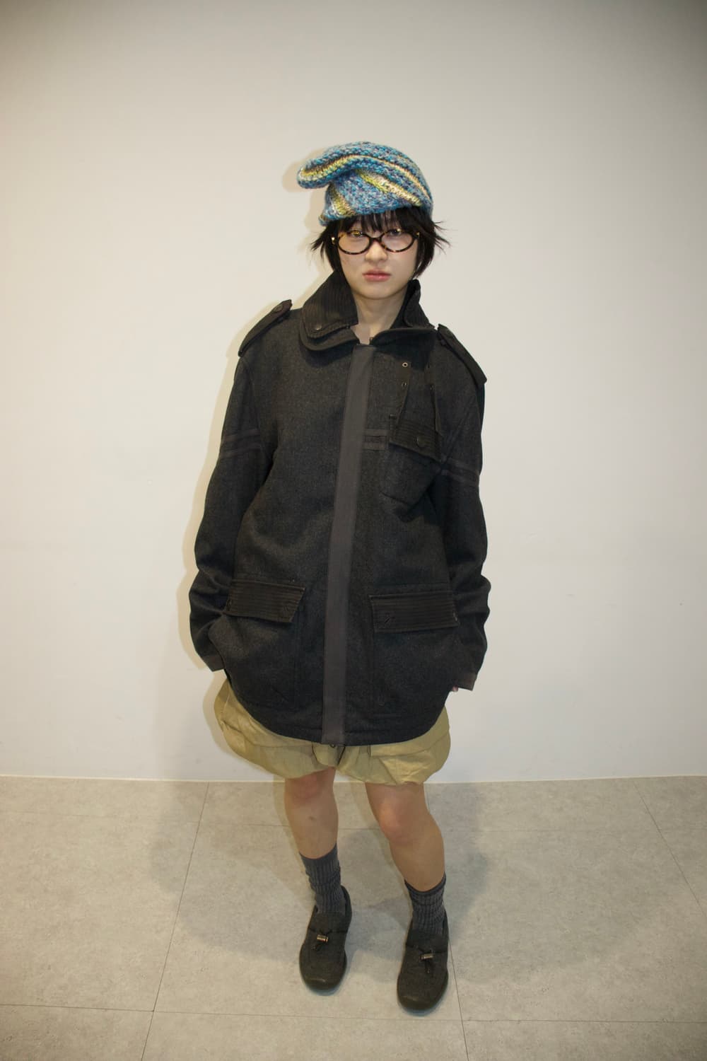 Armani Exchange Wool herringbone coat 상품이미지2