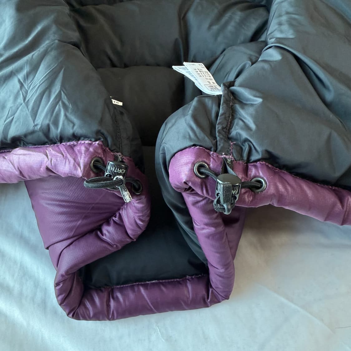 노스페이스 눕시 온볼 퍼플 패딩 700필 M사이즈 상품이미지7