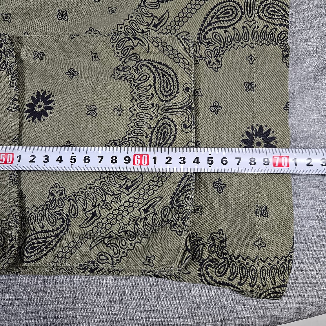 코데즈컴바인 페이즐리 패턴 필드자켓 95-100 상품이미지7