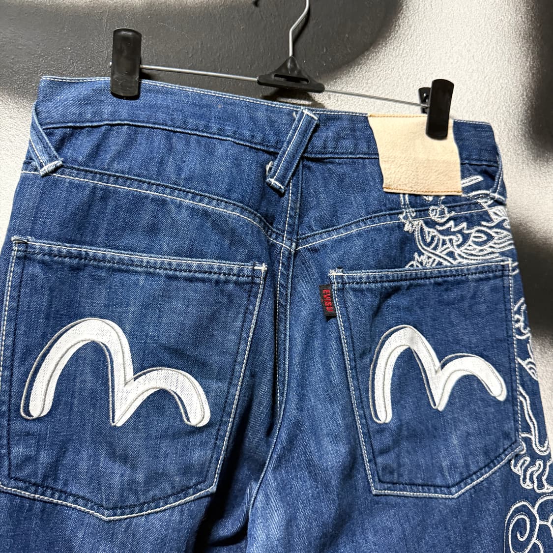 Evisu 에비수 재패니즈 오리엔탈 니들워크 자수 디테일 데님 팬츠 상품이미지5