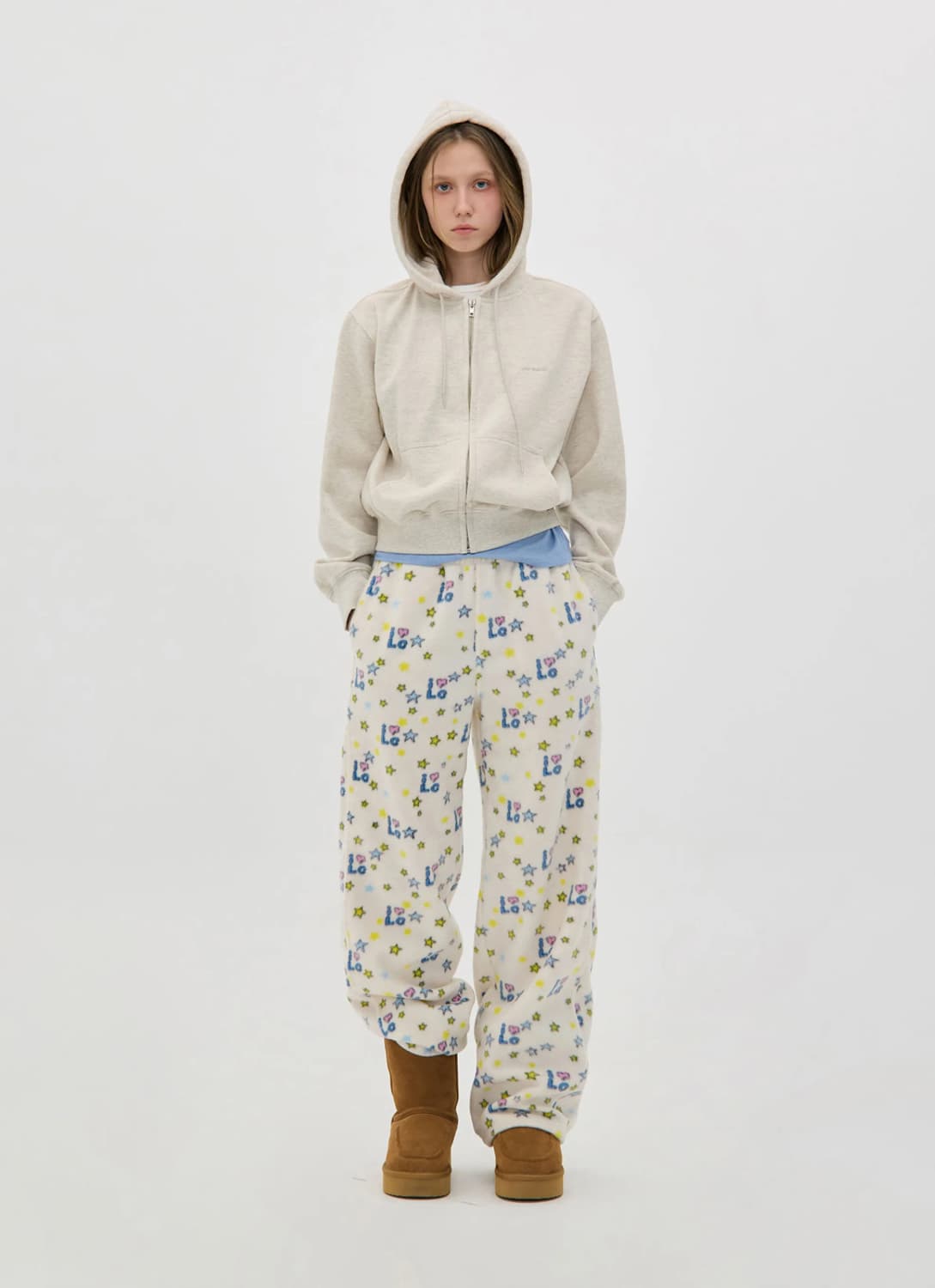 로우클래식 Lc FLEECE LINED ZIP-UP HOODIE후드집업 상품이미지1