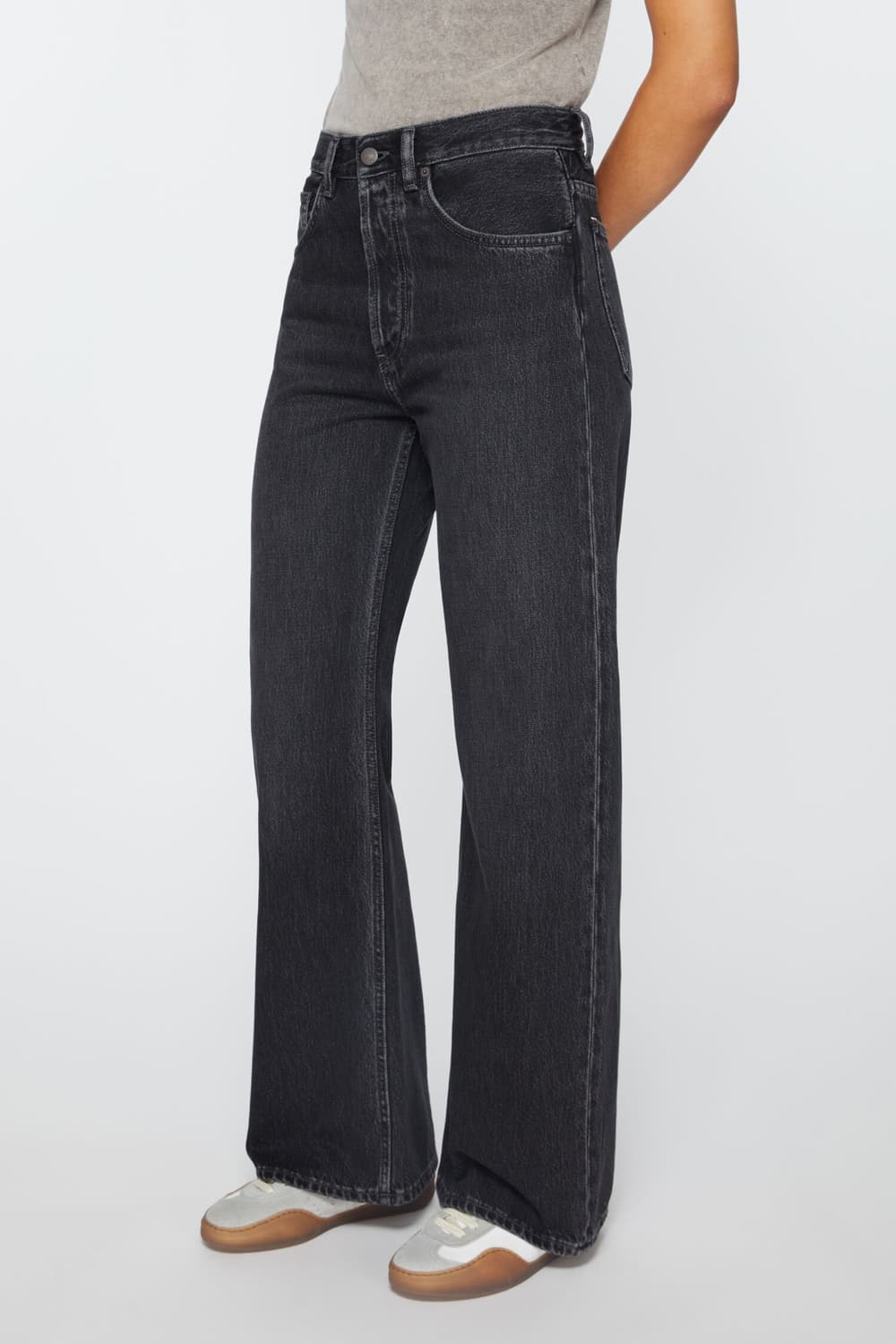 아크네스튜디오 여성 스트레이트 블랙데님 26 상품이미지1