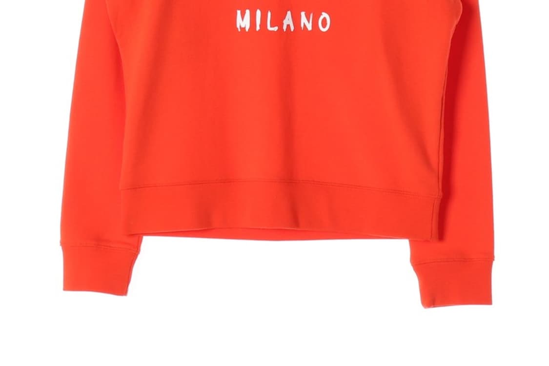 MSGM 밀라노 브러쉬드 로고 맨투맨 S 상품이미지4