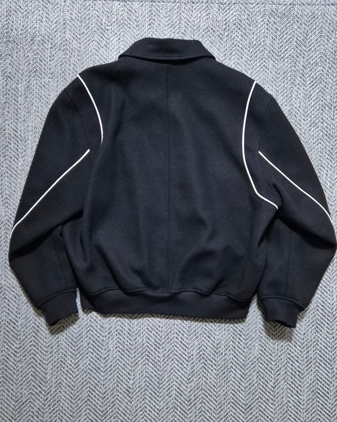 키뮤어 바시티 울 2way 자켓 M 블랙 상품이미지2