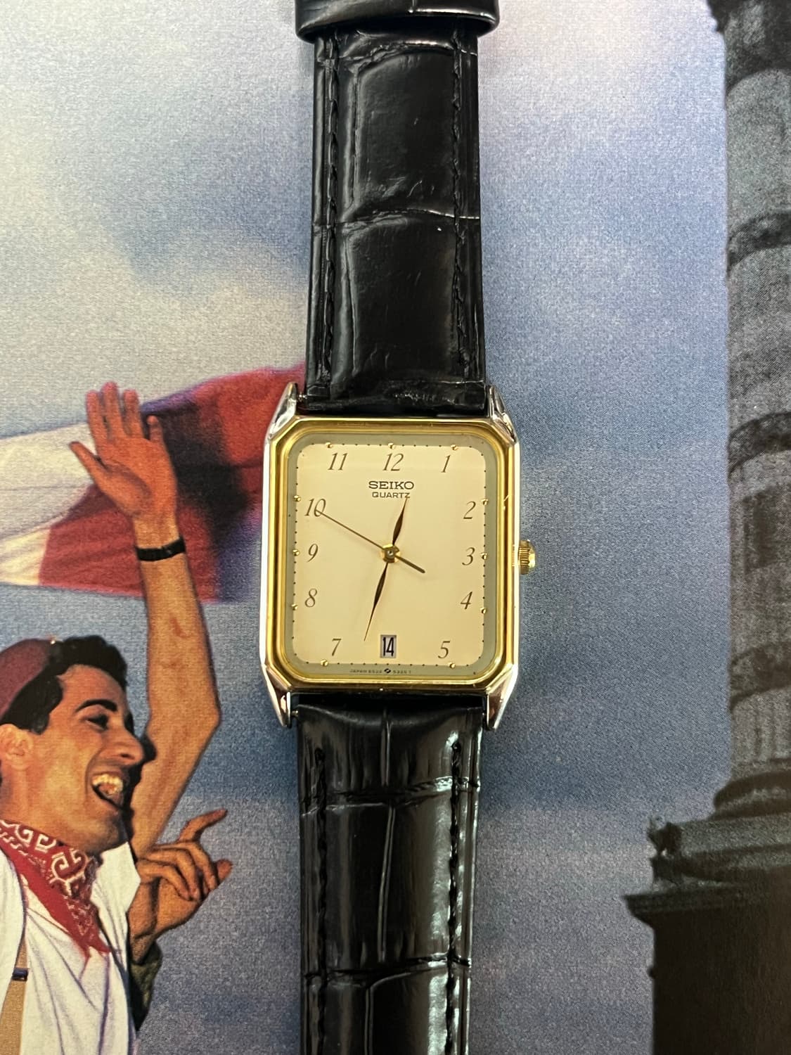 Vintage Seiko Quartz Tank Watch 상품이미지3