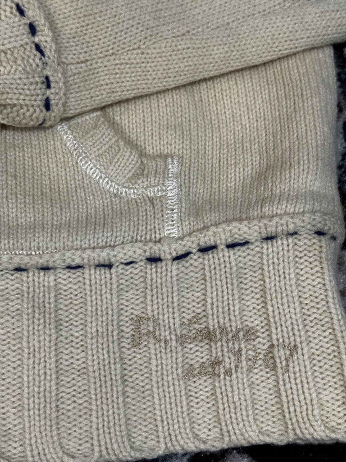 폴로진스 노르딕 퍼 니트 후드 집업 상품이미지2