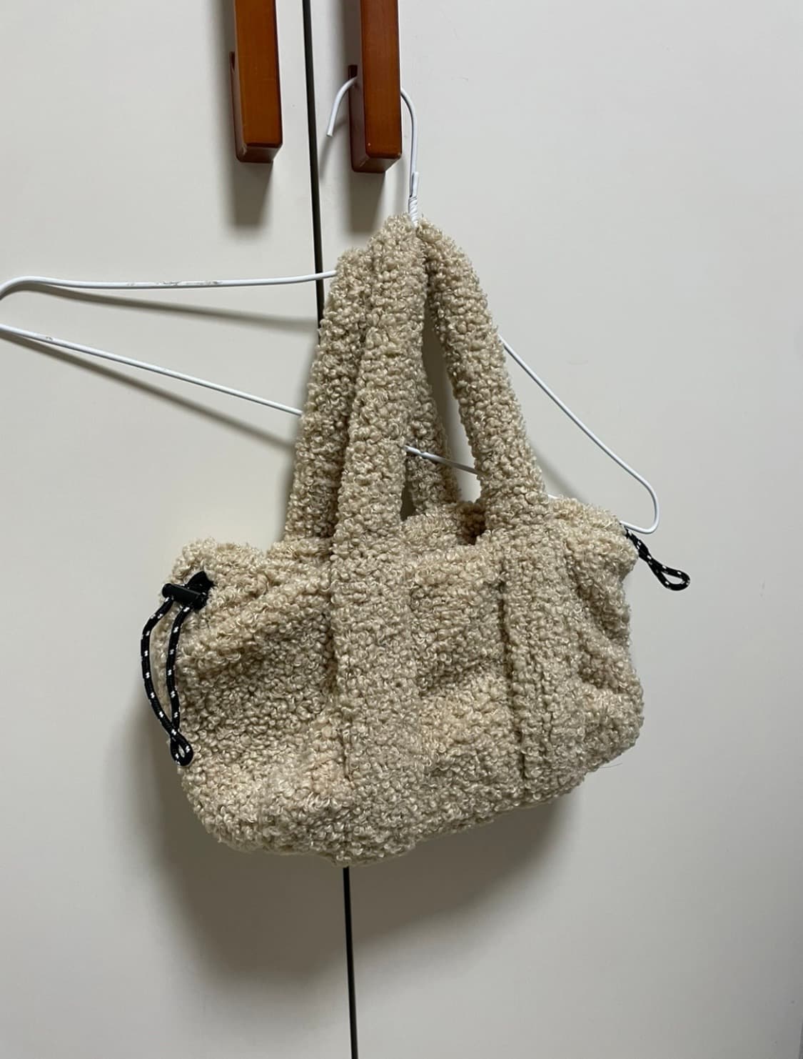 Zara 에코 시어링 뽀글이 가방 상품이미지3