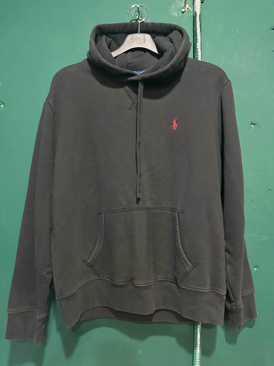 폴로 후드티 블랙 L 상품이미지1